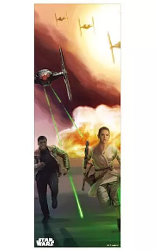 STAR WARS THE FORCE AWAKENS CHARACTER POSTER Rey & Finn Anime Pop