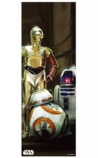 STAR WARS THE FORCE AWAKENS CHARACTER POSTER C-3PO R2-D2 BB-8 Anime Pop