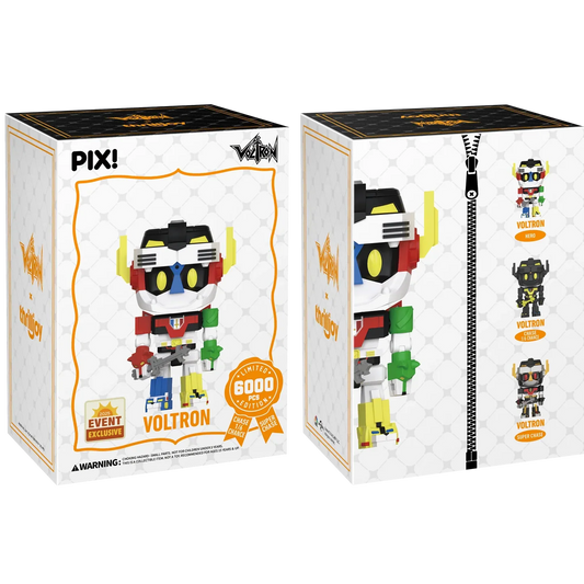[Thrilljoy] [EXCLUSIVE] Voltron Defender of the Universe - Voltron LE6000 PIX Vinyl Figure (1 in 6 Chance at Chase) Ralphie's Funhouse