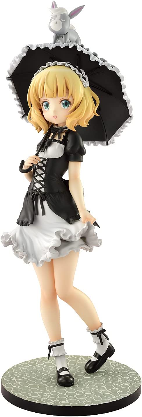 Bell Fine is The Order a Rabbit? Bloom: Syaro (Gothic Lolita Version) 1:7 Scale PVC Figure Super Anime Store