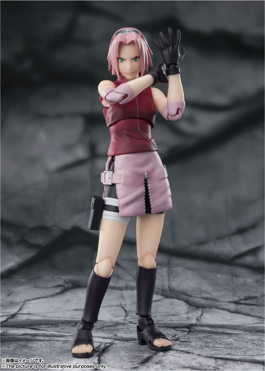 Bandai S.H.Figuarts Sakura Haruno – Inheritor of Tsunade's Will | Naruto Shippuden Figure Super Anime Store