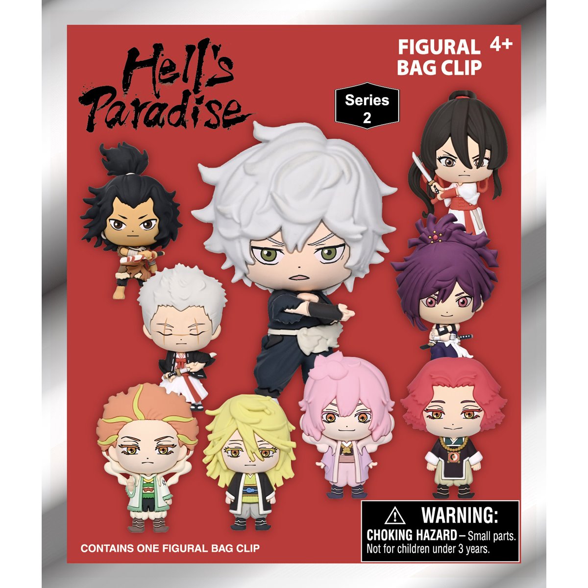 Hell's Paradise Series 2 3D Foam Bag Clip Blind Bag Super Anime Store
