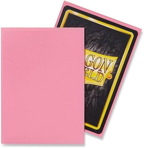 Dragon Shield Card Sleeves (100) Pink (Matte) Spoils and Loot