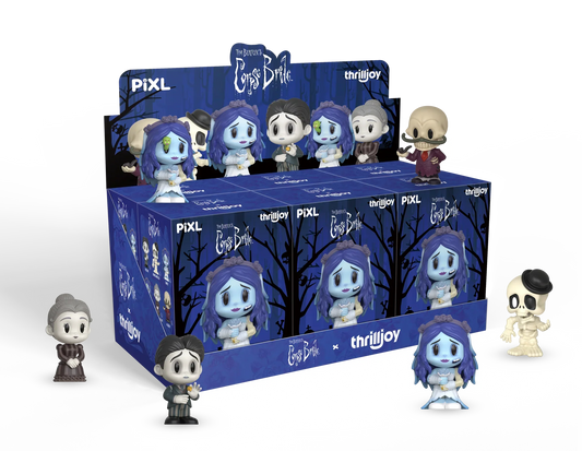 [Thrilljoy] Tim Burton's Corpse Bride PIXL Blind Box Vinyl (Chance at 1 of 300 hyper-rare “chase” pieces will be redeemable for a special 12” MEGA PIX!) Whole Set (Sealed) Ralphie's Funhouse