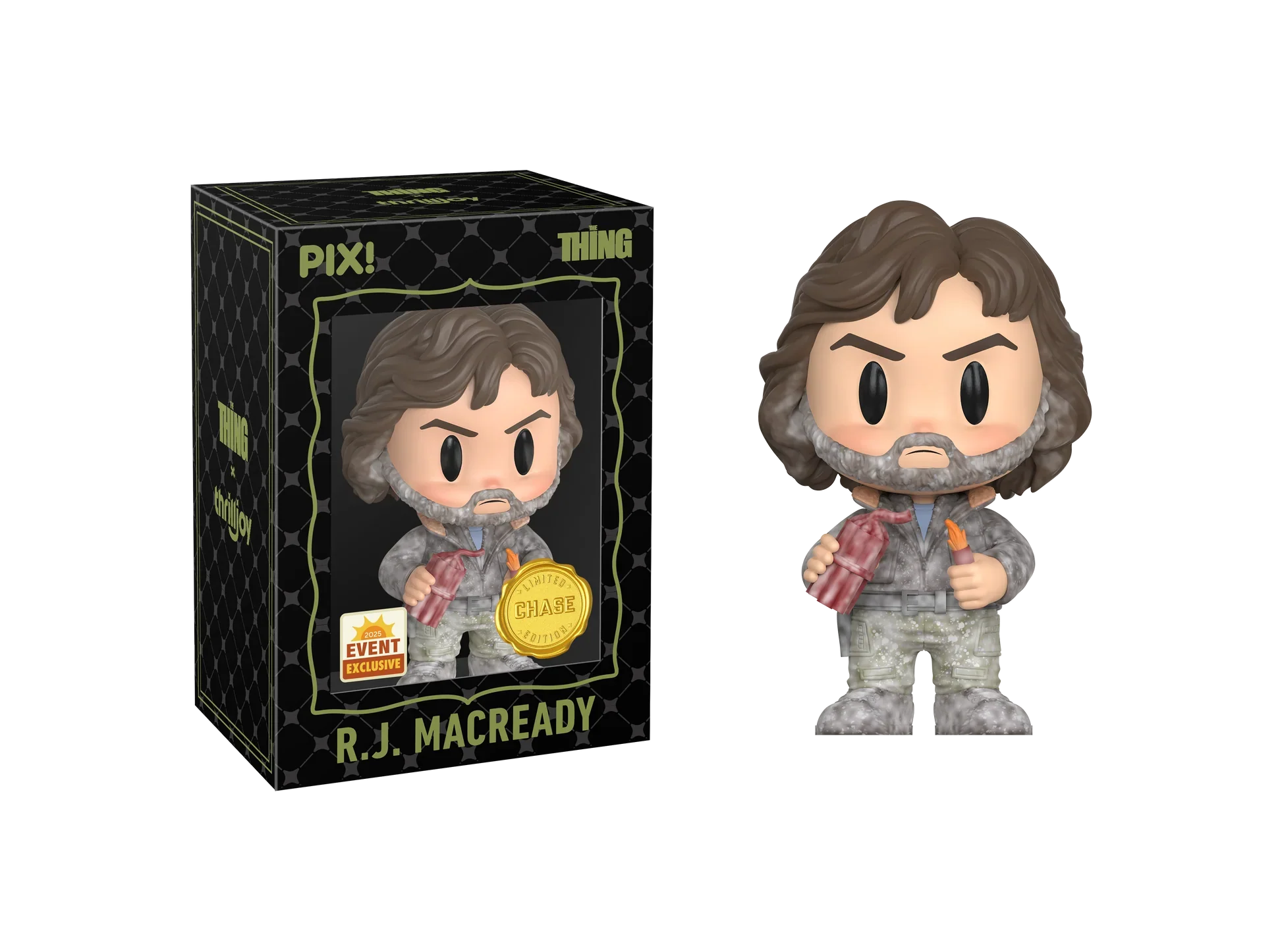 [Thrilljoy] [EXCLUSIVE] The Thing - R.J. MacReady LE5000 PIX Vinyl Figure (1 in 6 Chance at Chase) Ralphie's Funhouse