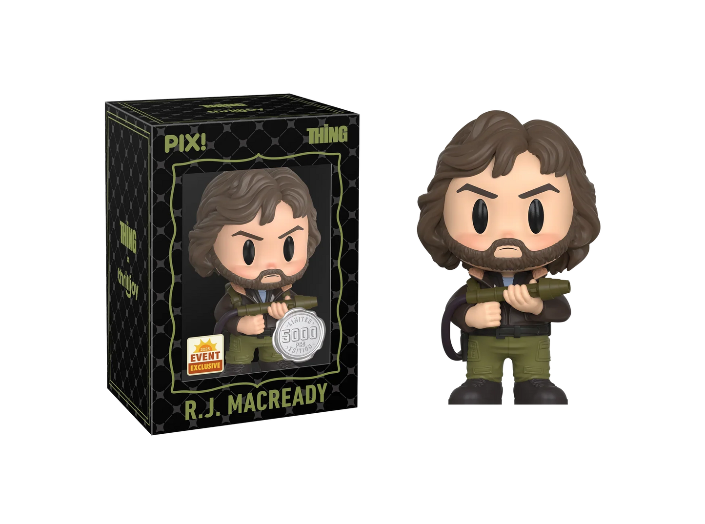 [Thrilljoy] [EXCLUSIVE] The Thing - R.J. MacReady LE5000 PIX Vinyl Figure (1 in 6 Chance at Chase) Ralphie's Funhouse