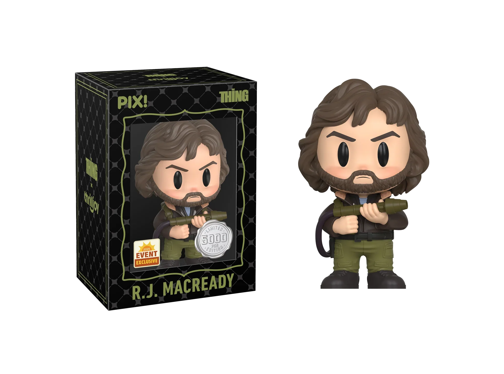 [Thrilljoy] [EXCLUSIVE] The Thing - R.J. MacReady LE5000 PIX Vinyl Figure (1 in 6 Chance at Chase) Ralphie's Funhouse