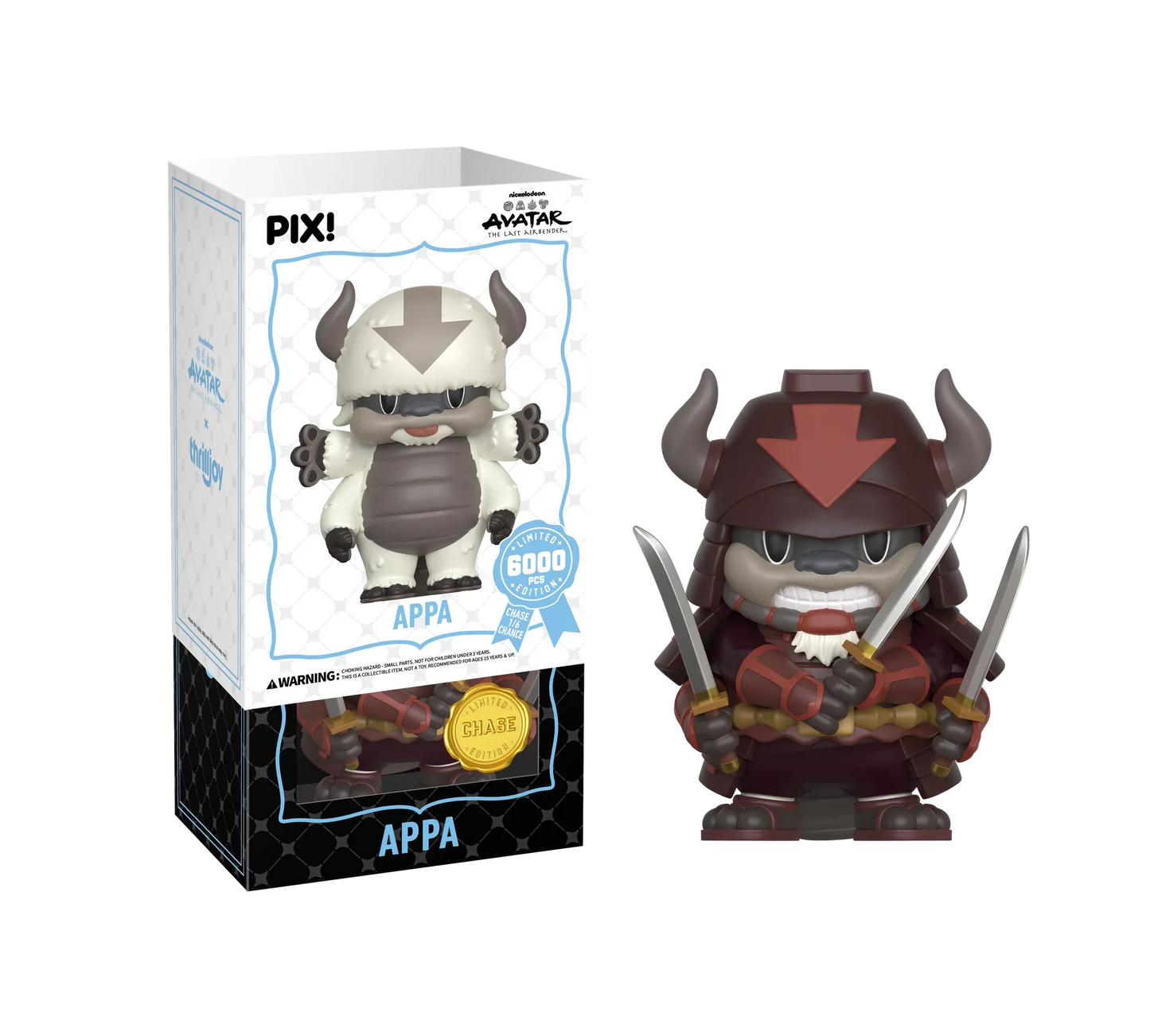 [Thrilljoy] Avatar The Last Airbender - Appa LE6000 PIX Vinyl Figure (1 in 6 Chance at Chase) Ralphie's Funhouse