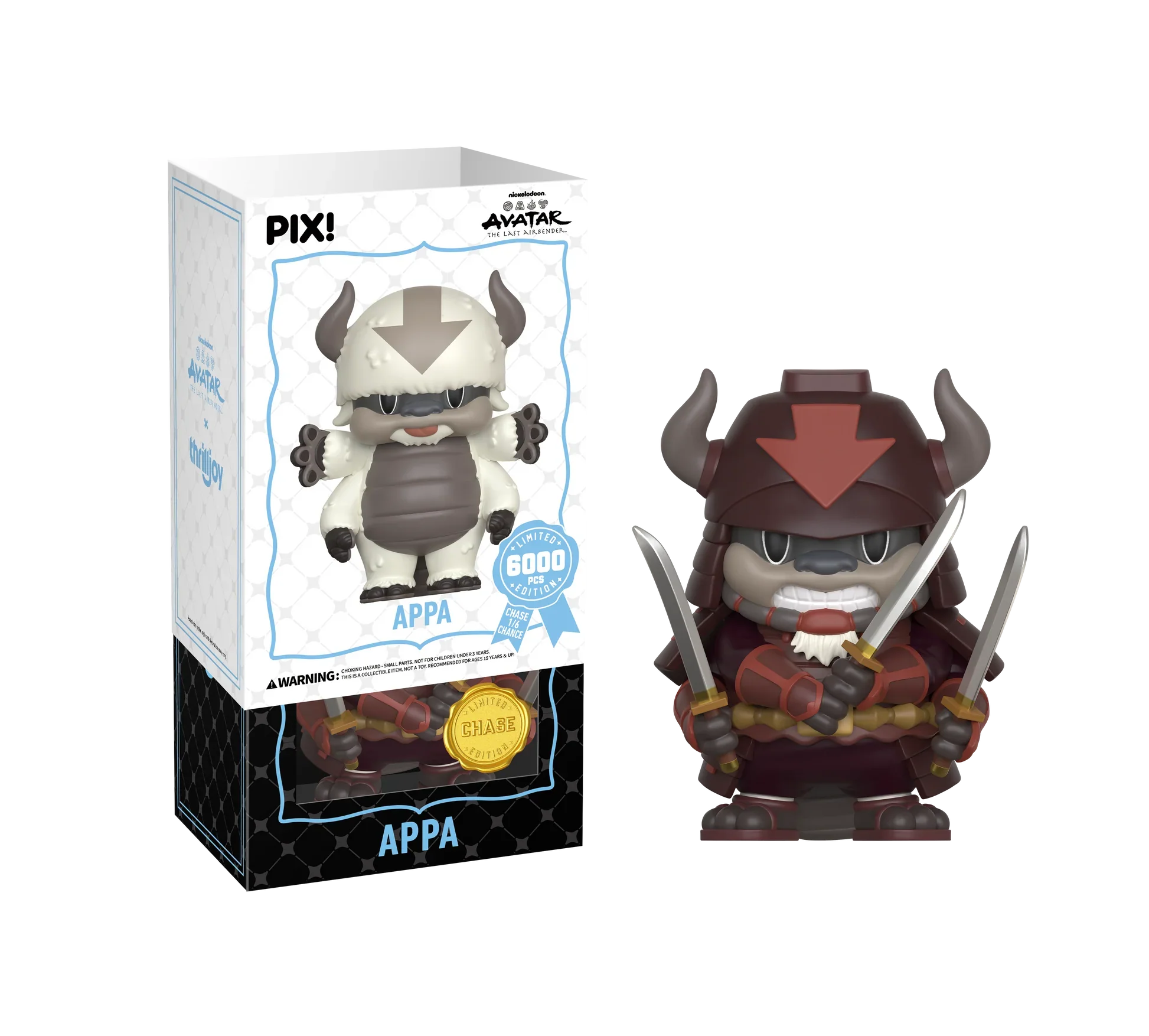 [Thrilljoy] Avatar The Last Airbender - Appa LE6000 PIX Vinyl Figure (1 in 6 Chance at Chase) Ralphie's Funhouse