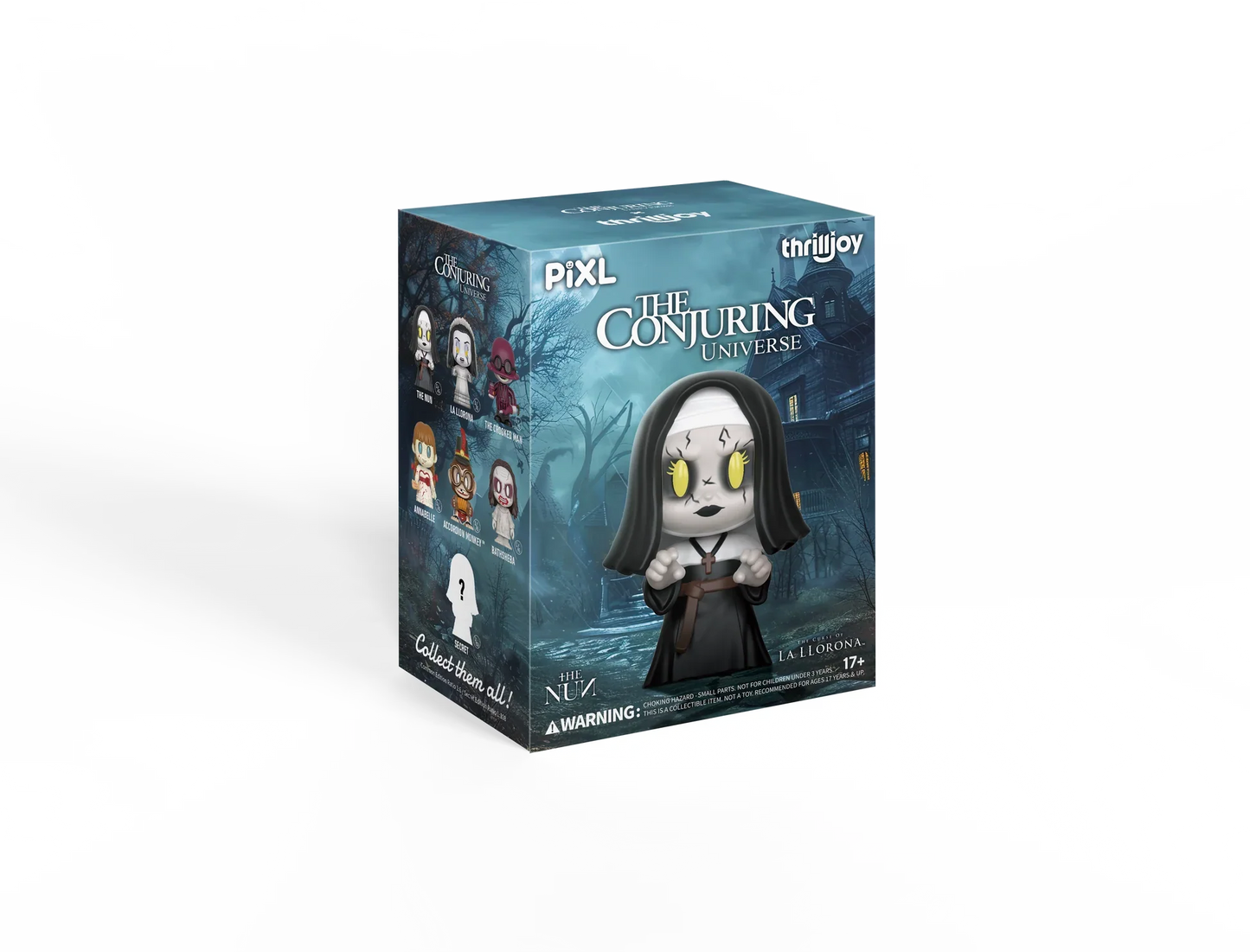 [Thrilljoy] The Conjuring Universe PIXL Blind Box Vinyl (Chance at 1 of 300 hyper-rare “chase” pieces will be redeemable for a special 12” MEGA PIX!) Ralphie's Funhouse