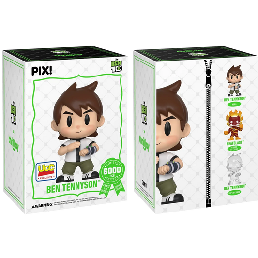 [Thrilljoy] [EXCLUSIVE] BEN 10 - Ben Tennyson LE6000 PIX Vinyl Figure (1 in 6 Chance at Chase) Ralphie's Funhouse