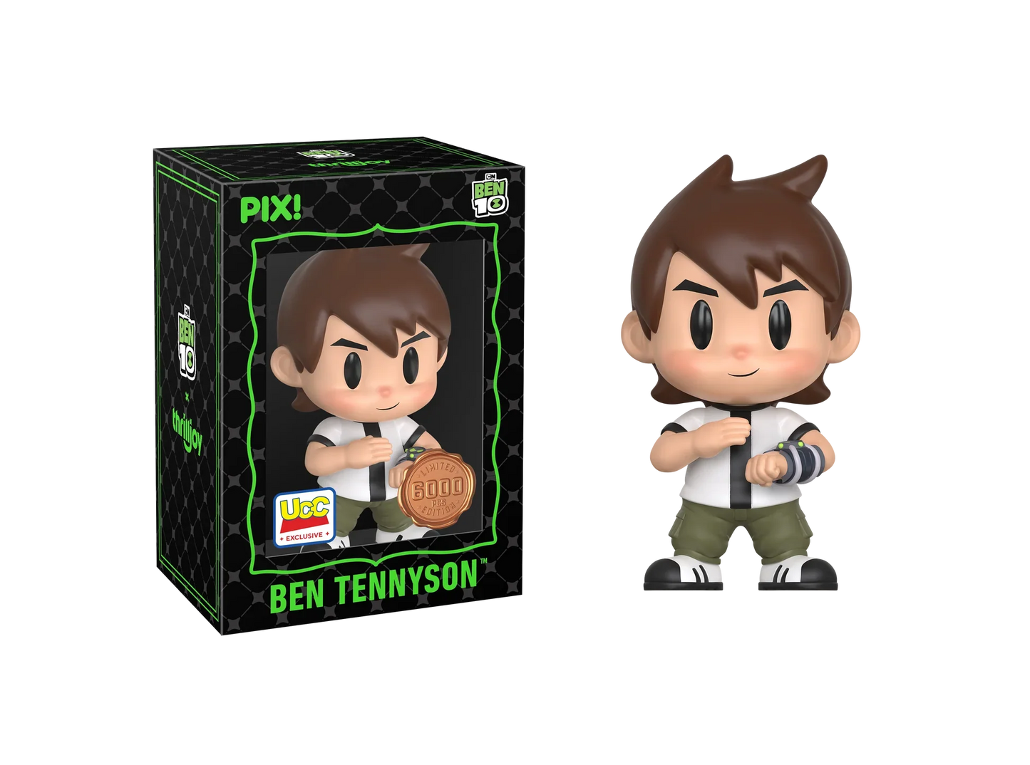 [Thrilljoy] [EXCLUSIVE] BEN 10 - Ben Tennyson LE6000 PIX Vinyl Figure (1 in 6 Chance at Chase) Ralphie's Funhouse