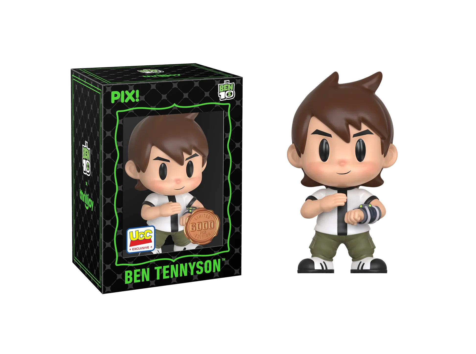 [Thrilljoy] [EXCLUSIVE] BEN 10 - Ben Tennyson LE6000 PIX Vinyl Figure (1 in 6 Chance at Chase) Ralphie's Funhouse