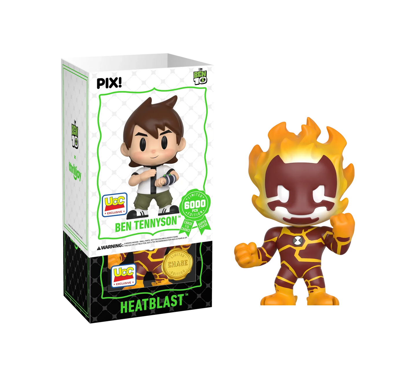 [Thrilljoy] [EXCLUSIVE] BEN 10 - Ben Tennyson LE6000 PIX Vinyl Figure (1 in 6 Chance at Chase) Ralphie's Funhouse