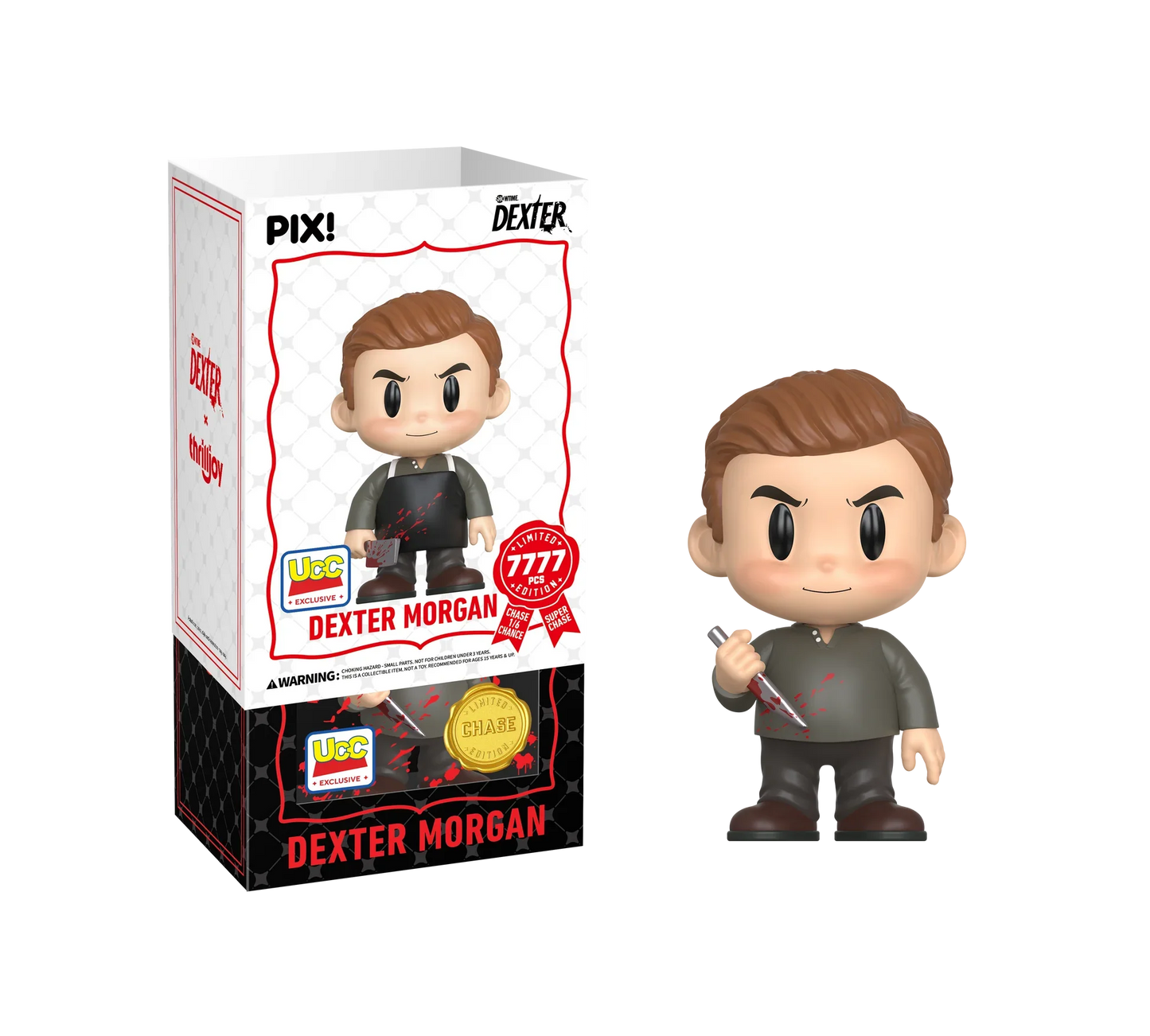 [Thrilljoy] [EXCLUSIVE] Dexter - Dexter Morgan LE7777 PIX Vinyl Figure (1 in 6 Chance at Chase) Ralphie's Funhouse