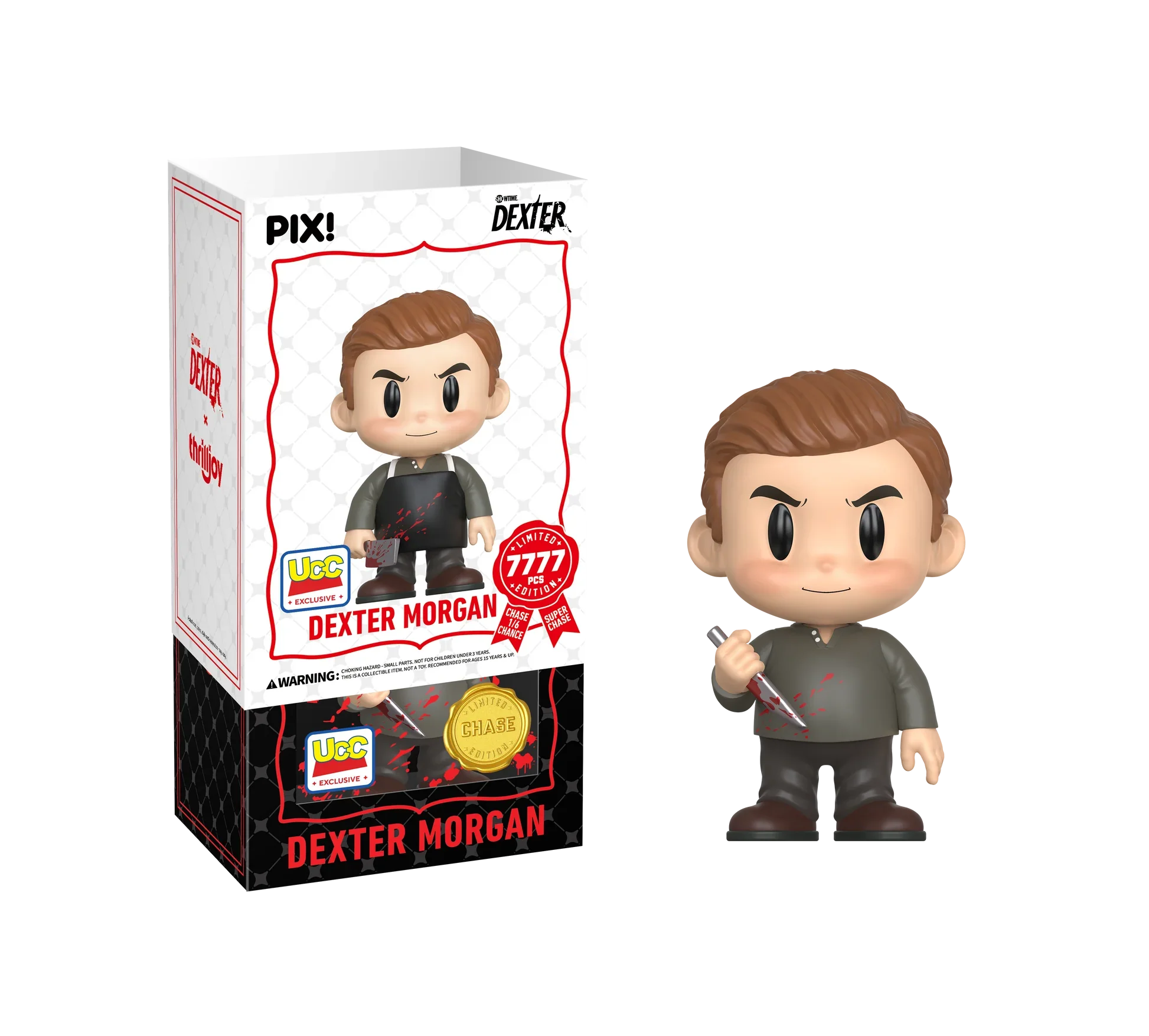 [Thrilljoy] [EXCLUSIVE] Dexter - Dexter Morgan LE7777 PIX Vinyl Figure (1 in 6 Chance at Chase) Ralphie's Funhouse