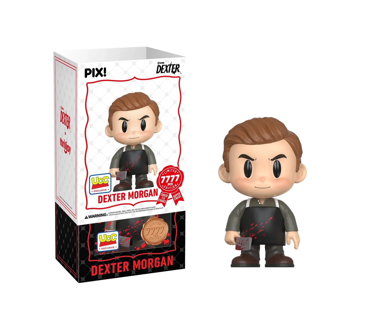 [Thrilljoy] [EXCLUSIVE] Dexter - Dexter Morgan LE7777 PIX Vinyl Figure (1 in 6 Chance at Chase) Ralphie's Funhouse