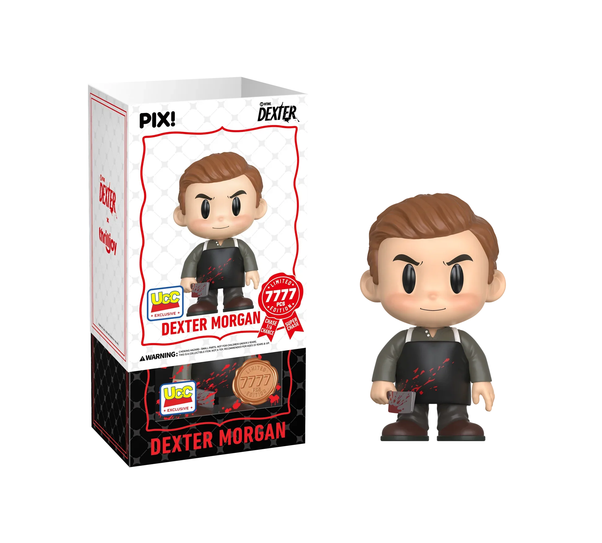 [Thrilljoy] [EXCLUSIVE] Dexter - Dexter Morgan LE7777 PIX Vinyl Figure (1 in 6 Chance at Chase) Ralphie's Funhouse