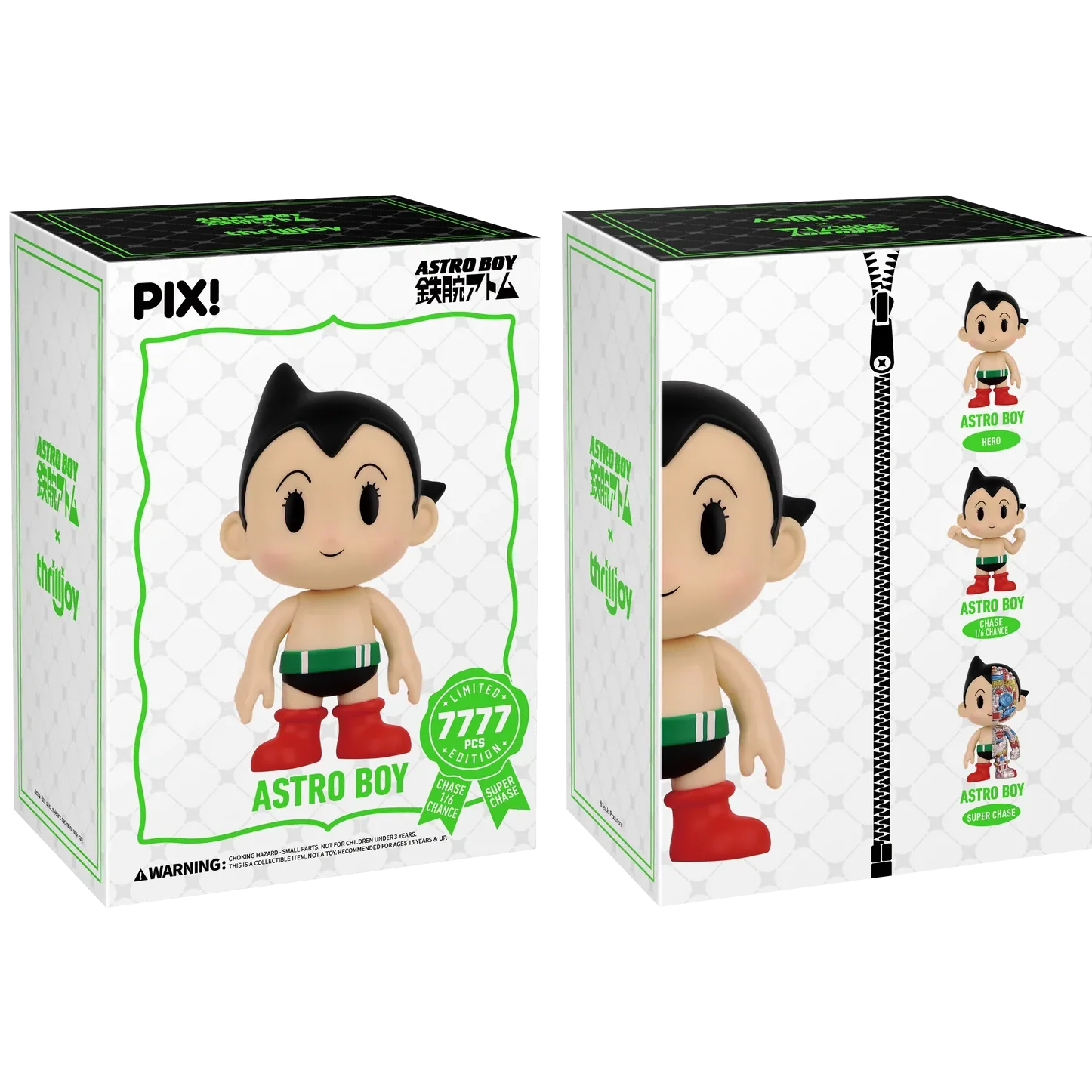 [Thrilljoy] Astro Boy - Astro Boy LE7777 PIX Vinyl Figure (1 in 6 Chance at Chase) Ralphie's Funhouse