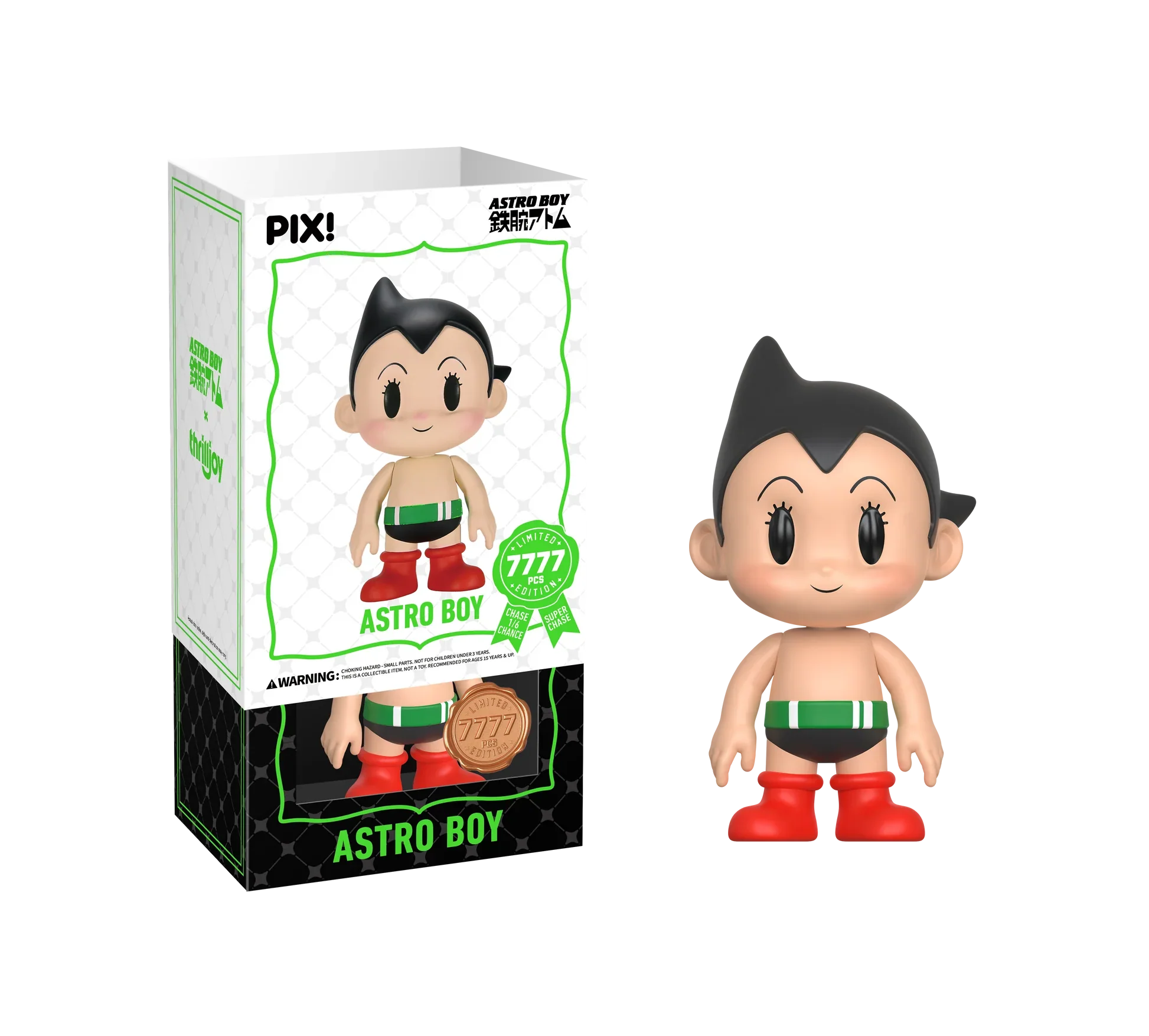 [Thrilljoy] Astro Boy - Astro Boy LE7777 PIX Vinyl Figure (1 in 6 Chance at Chase) Ralphie's Funhouse
