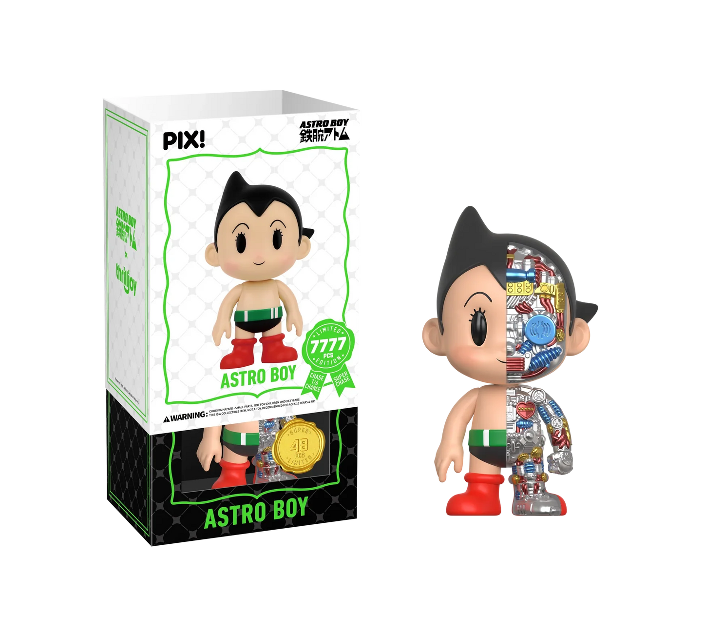 [Thrilljoy] Astro Boy - Astro Boy LE7777 PIX Vinyl Figure (1 in 6 Chance at Chase) Ralphie's Funhouse