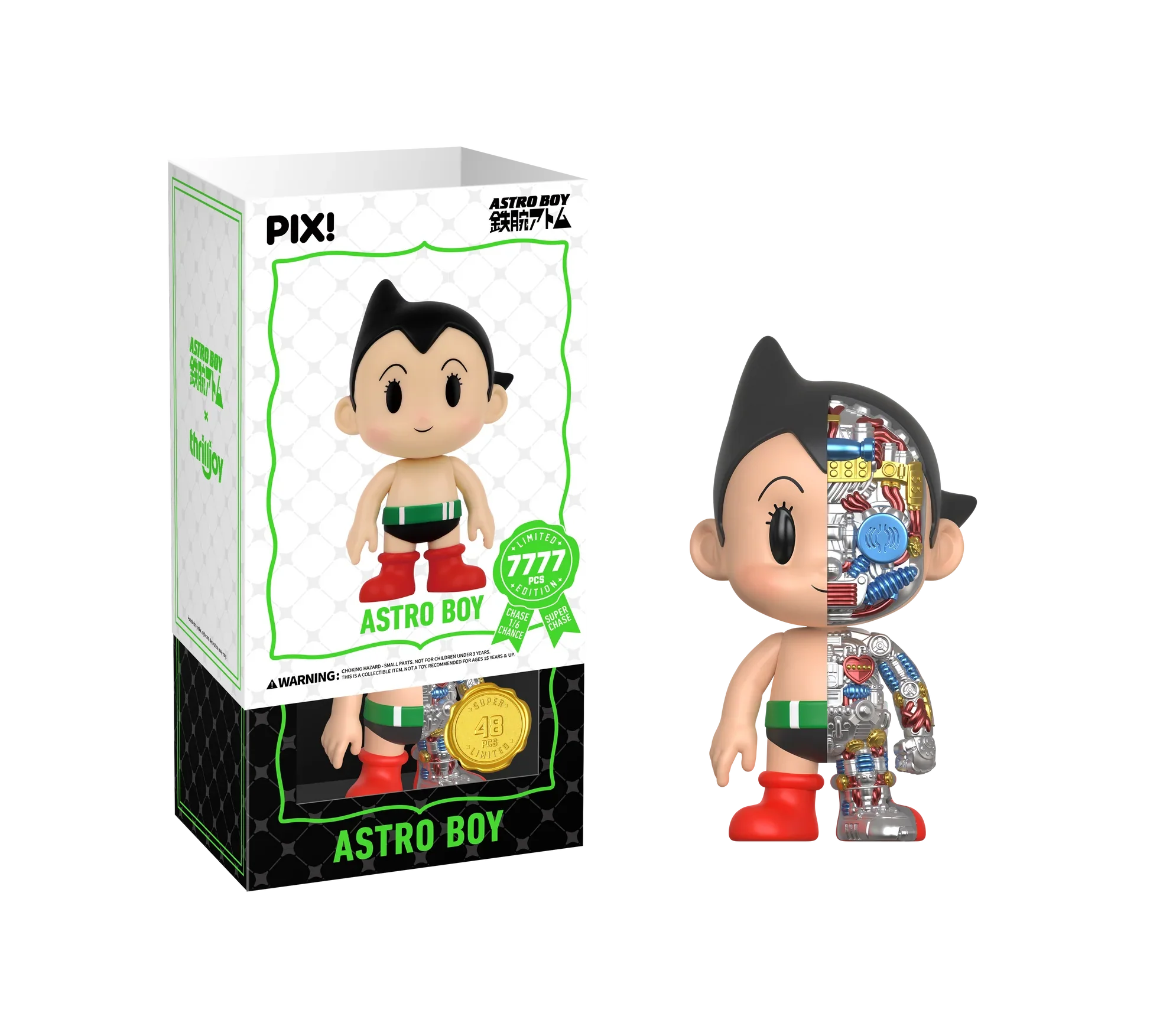 [Thrilljoy] Astro Boy - Astro Boy LE7777 PIX Vinyl Figure (1 in 6 Chance at Chase) Ralphie's Funhouse