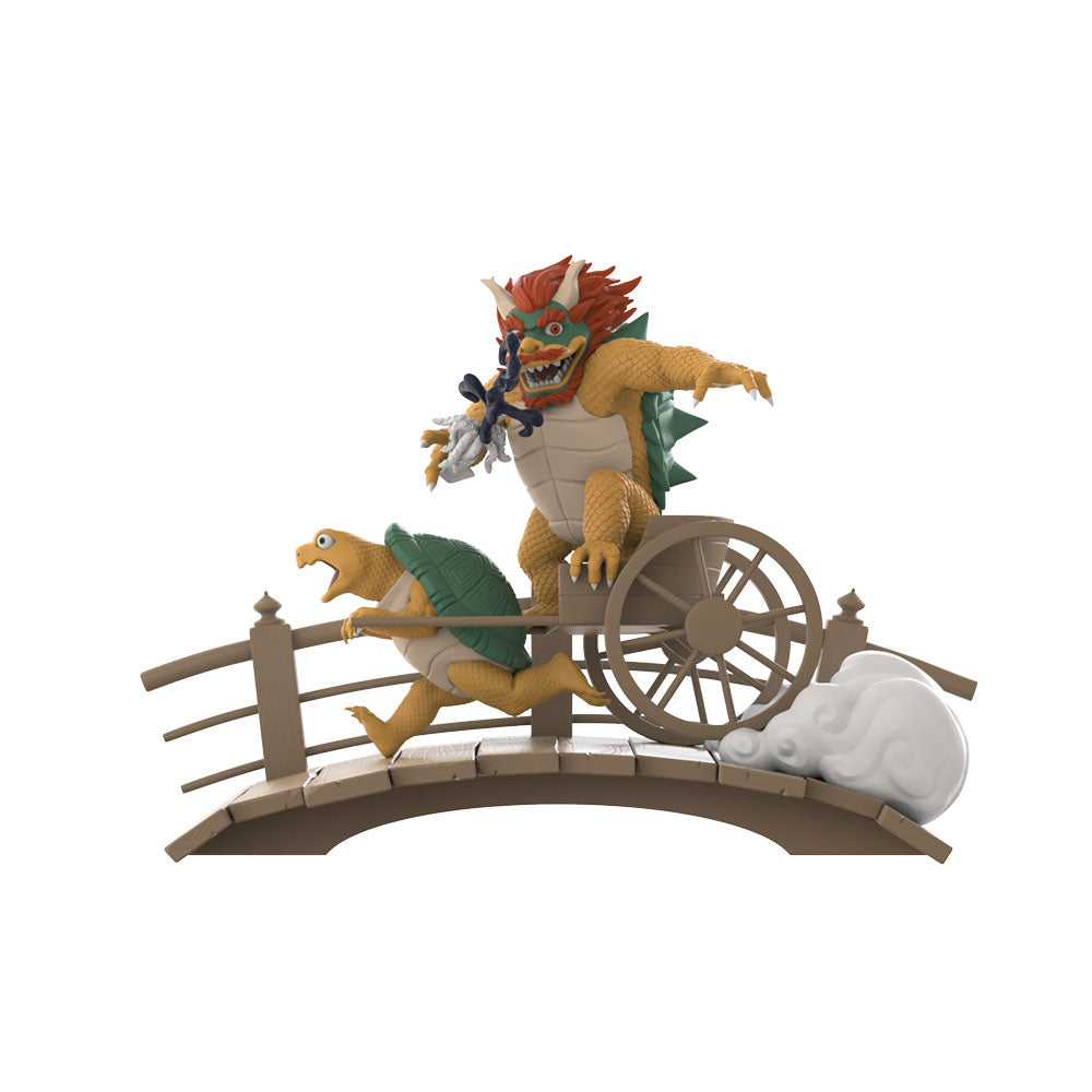 Migthy Jaxx Art Toy – Ukiyo-E Rickshaw Kart Turtle Daimao By Jedhenry – Mighty Jaxx Figure Super Anime Store