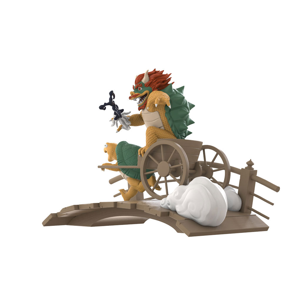 Migthy Jaxx Art Toy – Ukiyo-E Rickshaw Kart Turtle Daimao By Jedhenry – Mighty Jaxx Figure Super Anime Store