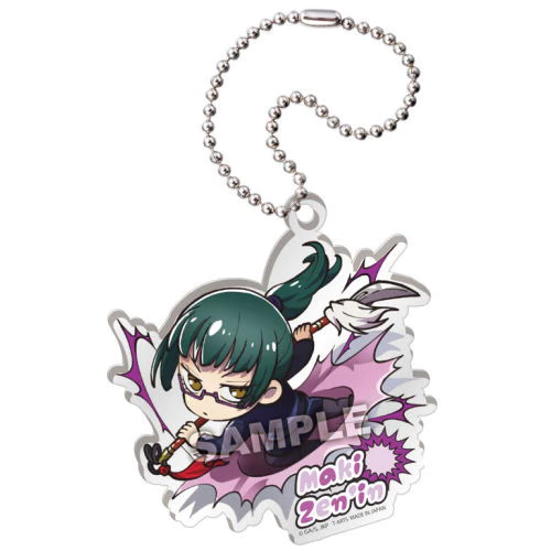 JUJUTSU KAISEN BUCHIMASU MAKI ACRYLIC KEYCHAIN Anime Pop