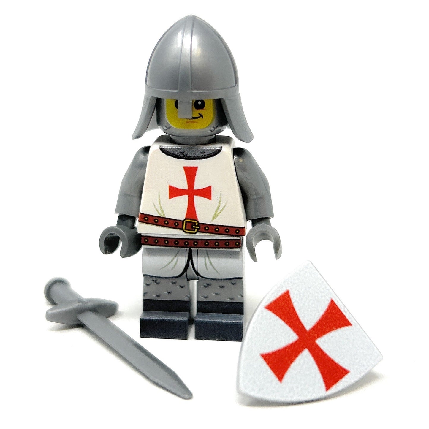 Custom Templar Crusader Knight Minifig made using LEGO parts - B3 Customs B3 Customs