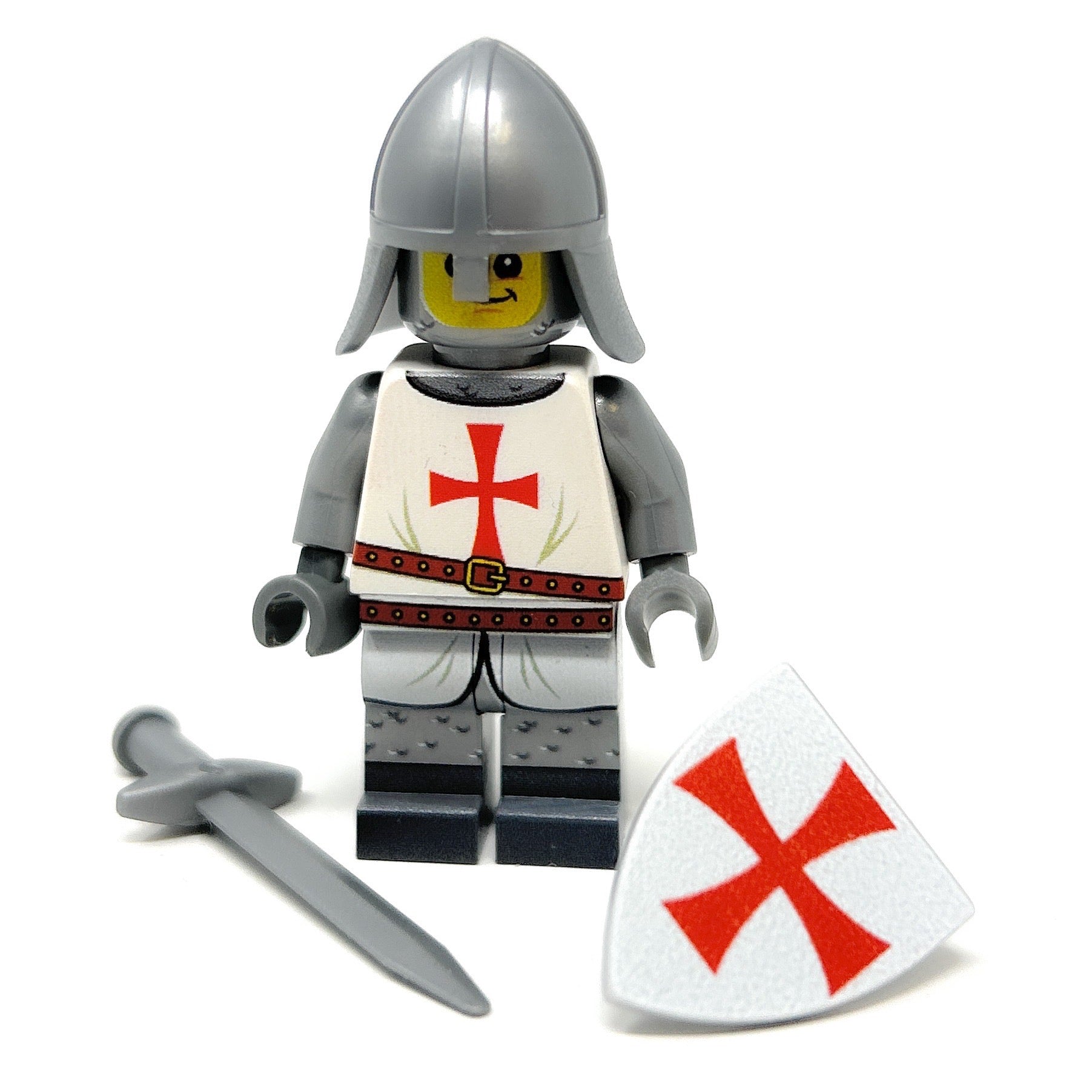 Custom Templar Crusader Knight Minifig made using LEGO parts - B3 Customs B3 Customs