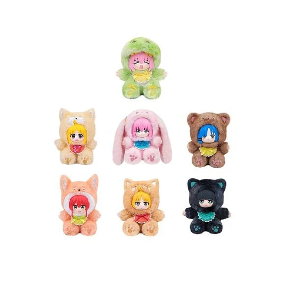 Bocchi The Rock! Animal Party Sitting Series Plush Keychain Blind Box Super Anime Store