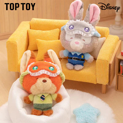 [In Stock] MINISO Disney Squinting Sleepwear Series Plush Keychains Gift Blind Box Ralphie's Funhouse