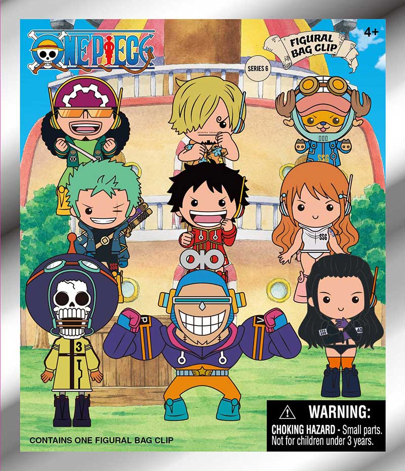 One Piece 3D Foam Bag Clip Series 6 Blind Bag - Official Monogram Collectible Keychain Super Anime Store