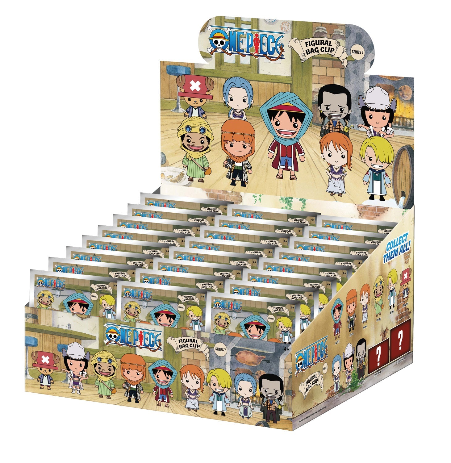 One Piece 3D Foam Bag Clip Series 7 – Blind Bag Keychain | Monogram Super Anime Store