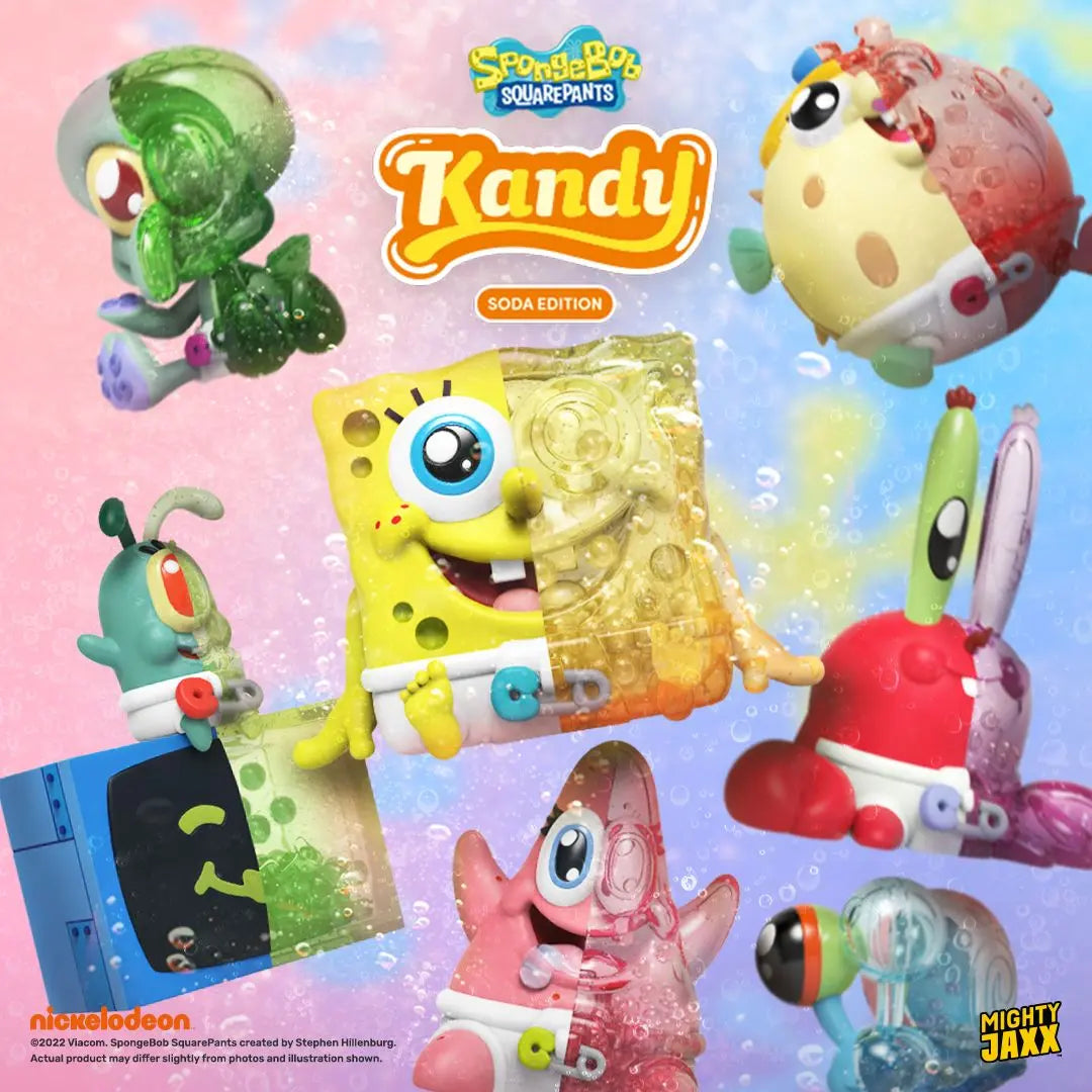 Kandy X SpongeBob SquarePants (Soda Edition) Blind Box (1 Blind Box) Super Anime Store