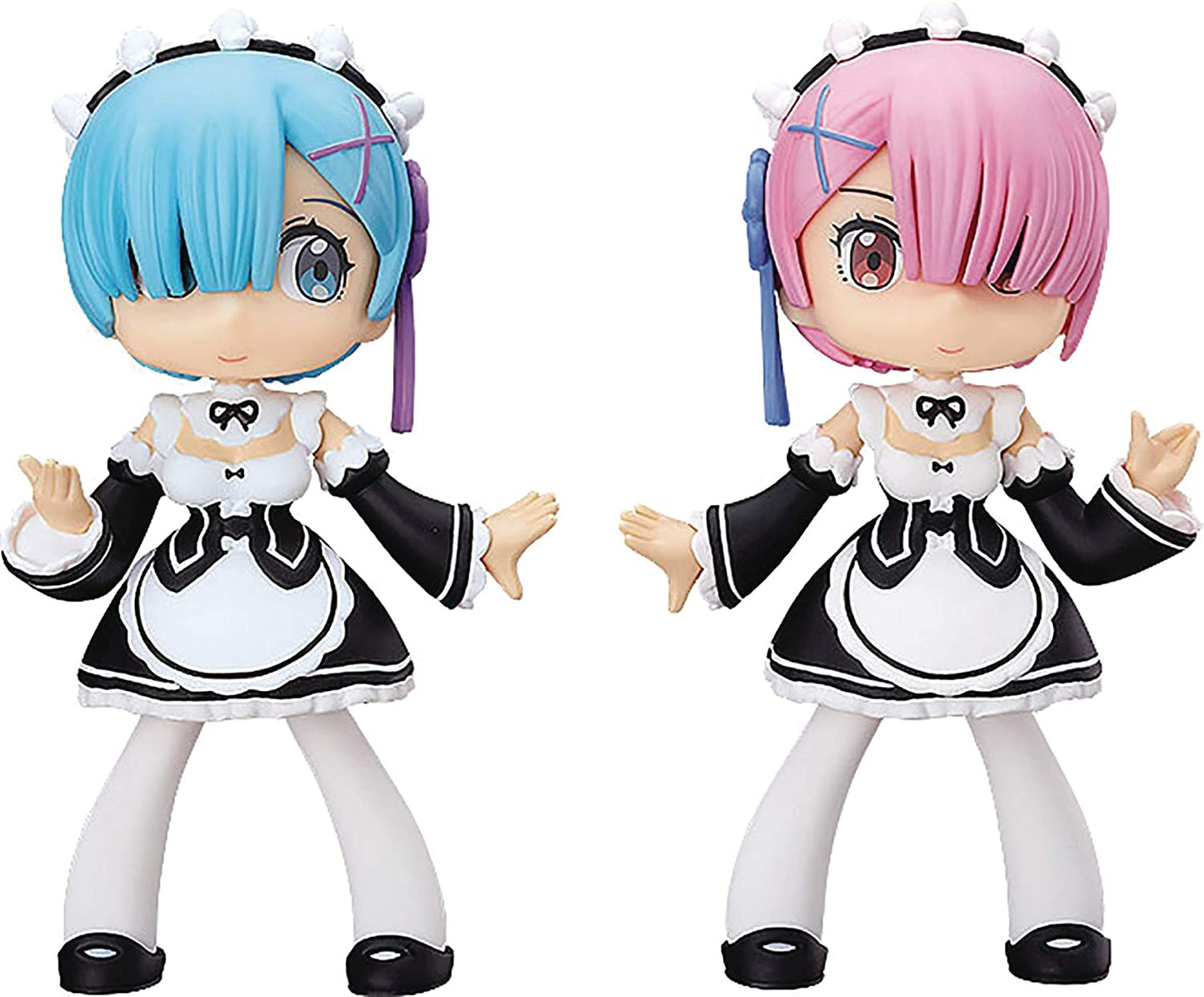 Re:Zero Yurumari Rem & Ram Soft Vinyl Figures Set - Fine Clover KADOKAWA Super Anime Store