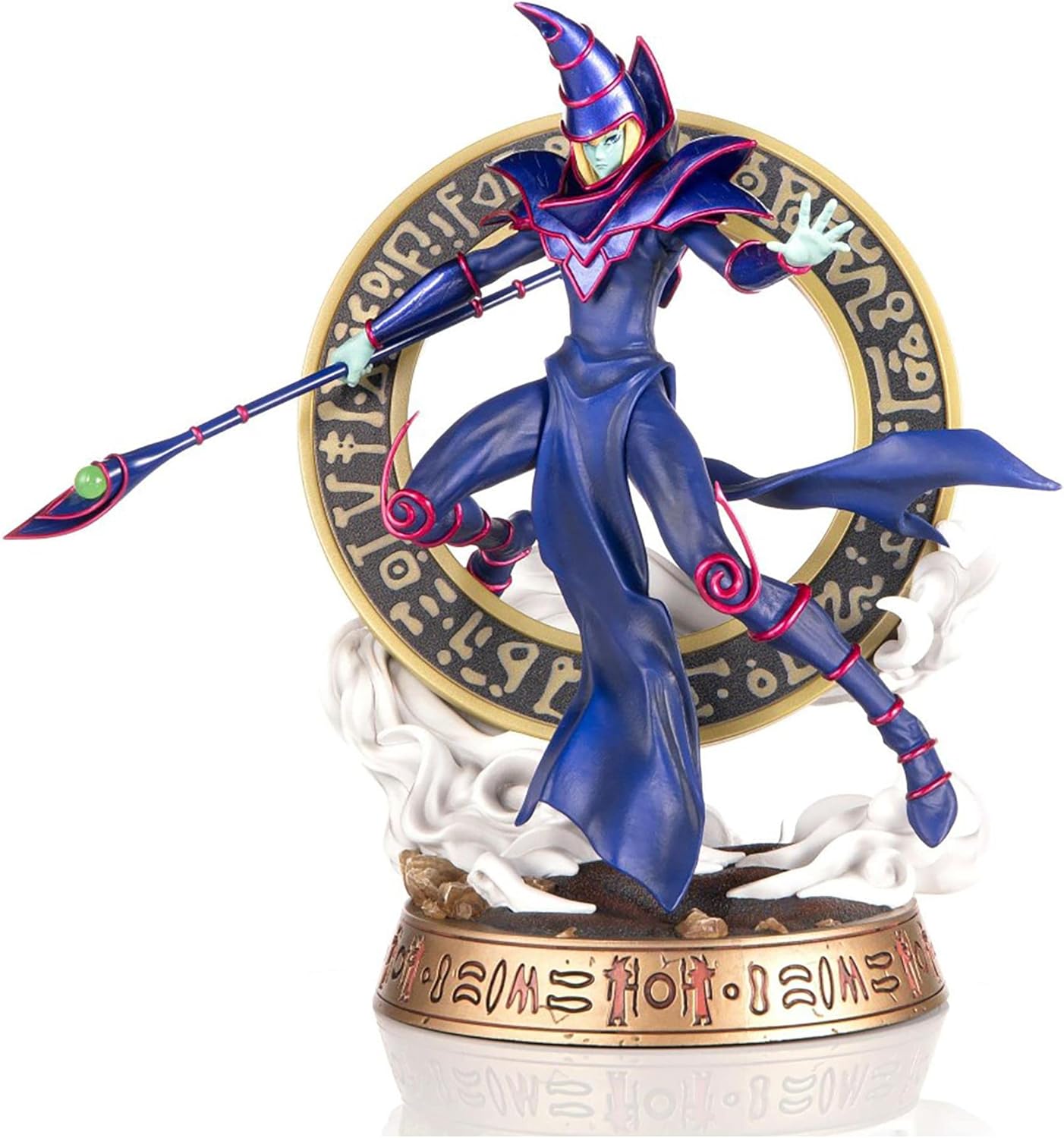 First 4 Figures Yu-Gi-Oh! Dark Magician Statue - Blue Variant PVC Figure 12 Inches Super Anime Store