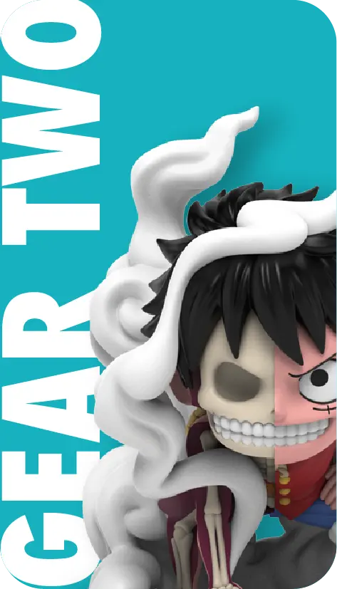 Freeny's Hidden Dissectibles: One Piece (Luffy’s Gears Edition) Blind Box (1 Blind Box) Super Anime Store