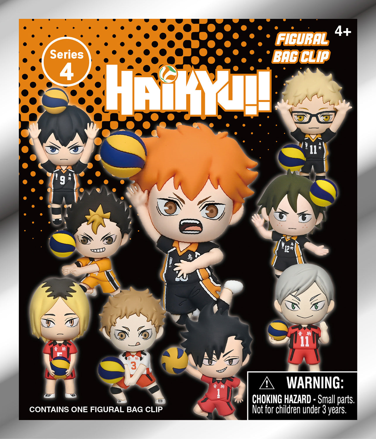 Haikyuu!! 3D Foam Bag Clip Series 4 Blind Bag - Official Anime Keychain Super Anime Store