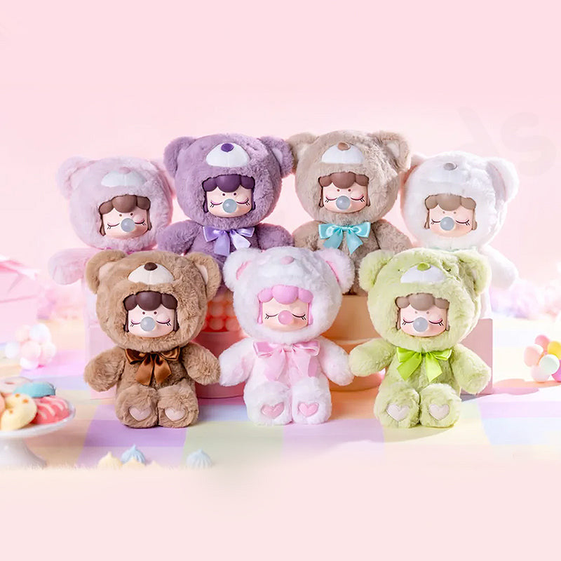 Nanci Chocolate Cutie Bears Plush Blind Box - Colorful Bear Series Collectible Super Anime Store
