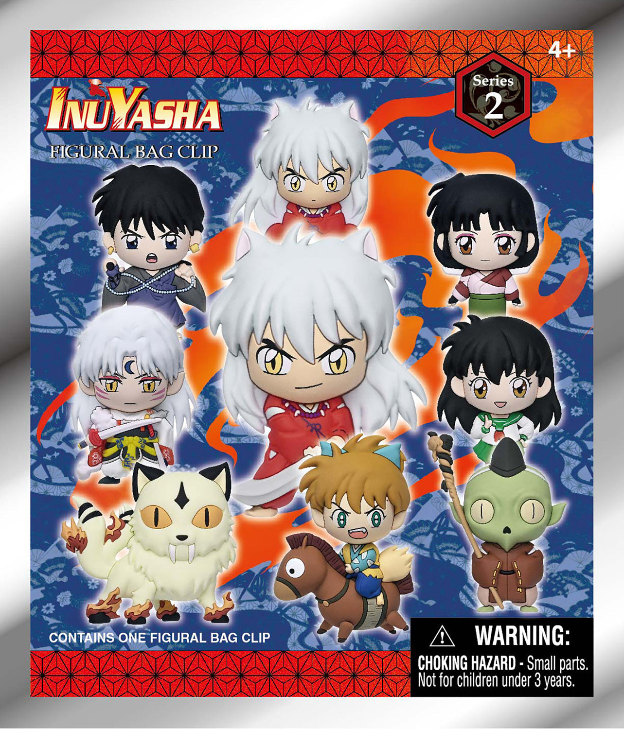 Inuyasha 25th Anniversary 3D Foam Bag Clip – Series 2 Blind Box Super Anime Store