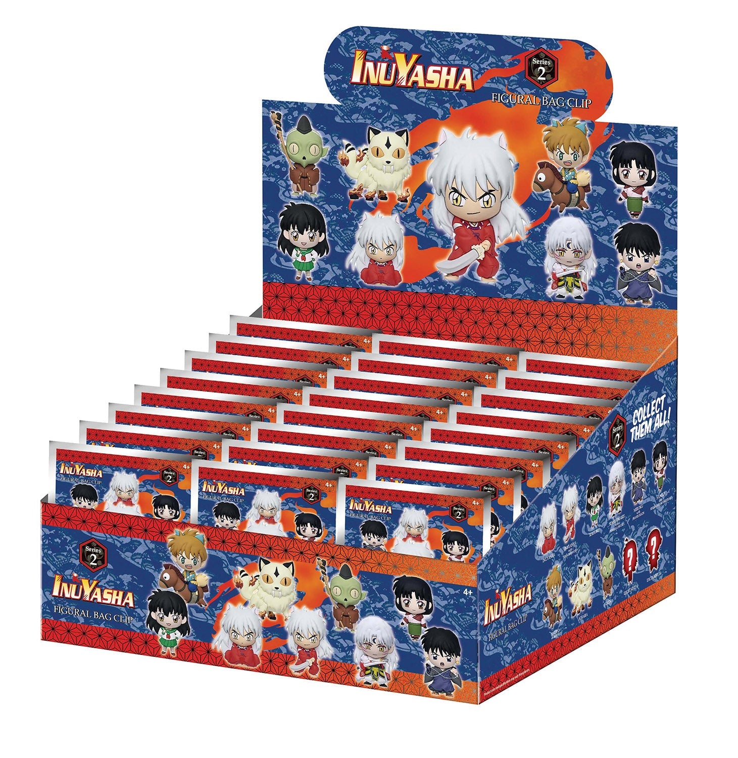 Inuyasha 25th Anniversary 3D Foam Bag Clip – Series 2 Blind Box Super Anime Store