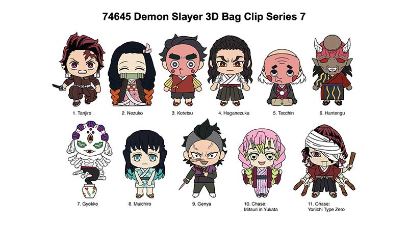 Demon Slayer Season 3 3D Foam Bag Clip Series 7 - Blind Bag Collectible Super Anime Store