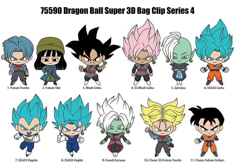 Dragon Ball Super 3D Foam Bag Clip – Series 4 Blind Bag Super Anime Store