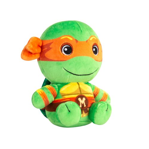 Club Mocchi Mocchi Teenage Mutant Ninja Turtles Michelangelo Junior 6-Inch Plush Collectors Row