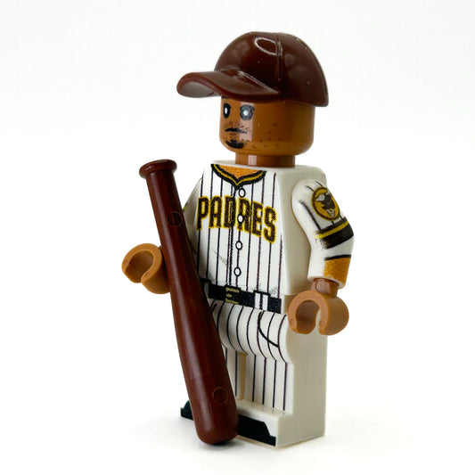 Manny #13 San Diego Baseball Player Minifig made using LEGO parts - B3 Customs B3 Customs