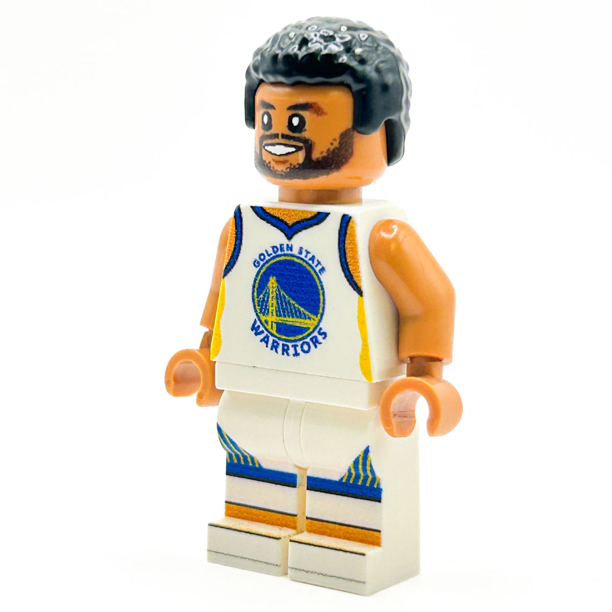 STEPH #30 (White Jersey) Basketball Player Minifig made using LEGO parts B3 Customs