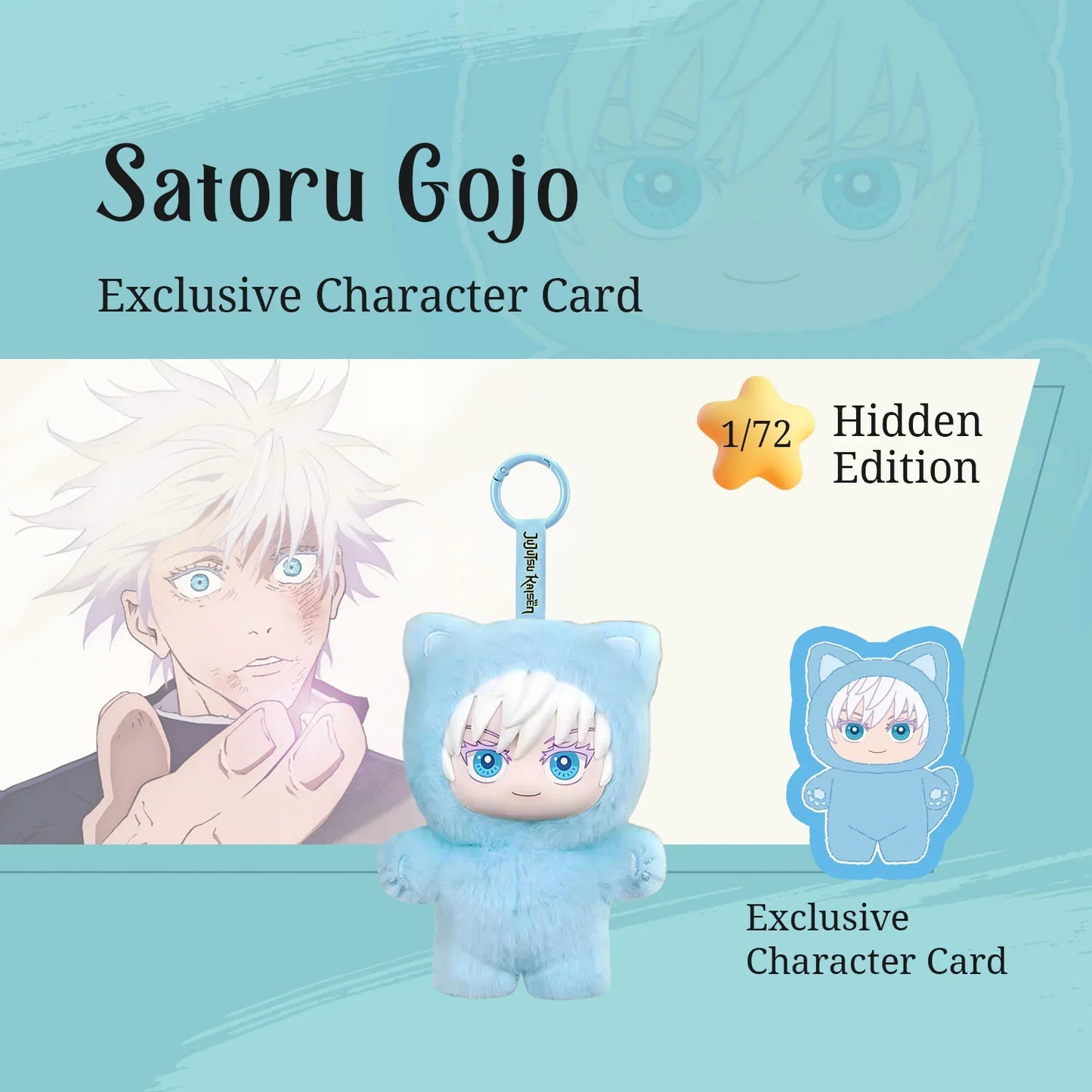 Puremind x Jujutsu Kaisen Cat Ear Plush Series Vinyl Blind Box - Official JJK Collectible Super Anime Store