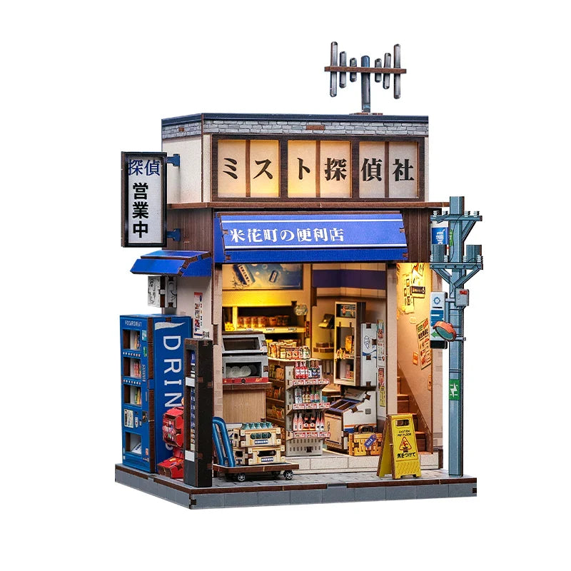 CUTEBEE DIY Miniature House | Beika-cho Convenience Store Super Anime Store